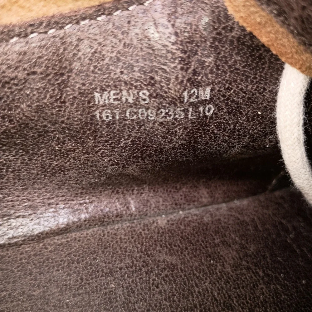 Cole Haan Lunarlon Mens 12M Tan Leather Oxford Shoes Dress Casual Light Brown